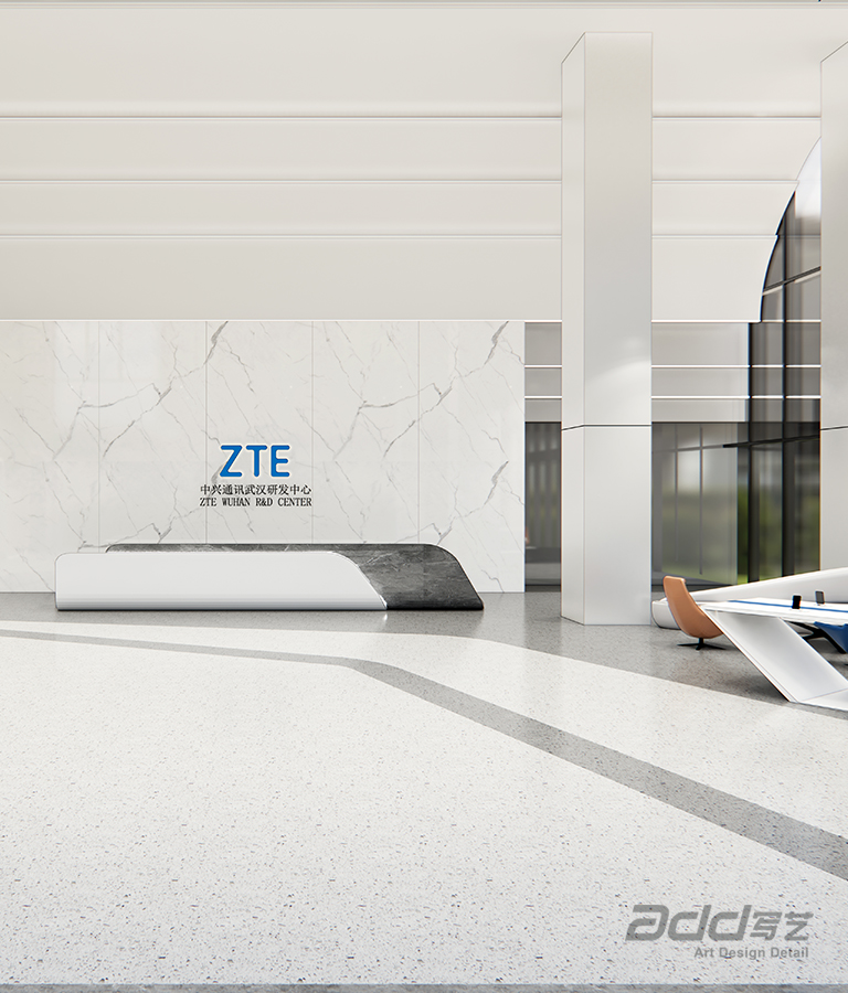 中(zhong)興通(tong)訊辦(bàn)公(gōng)樓裝(zhuang)修-前(qian)廳PC