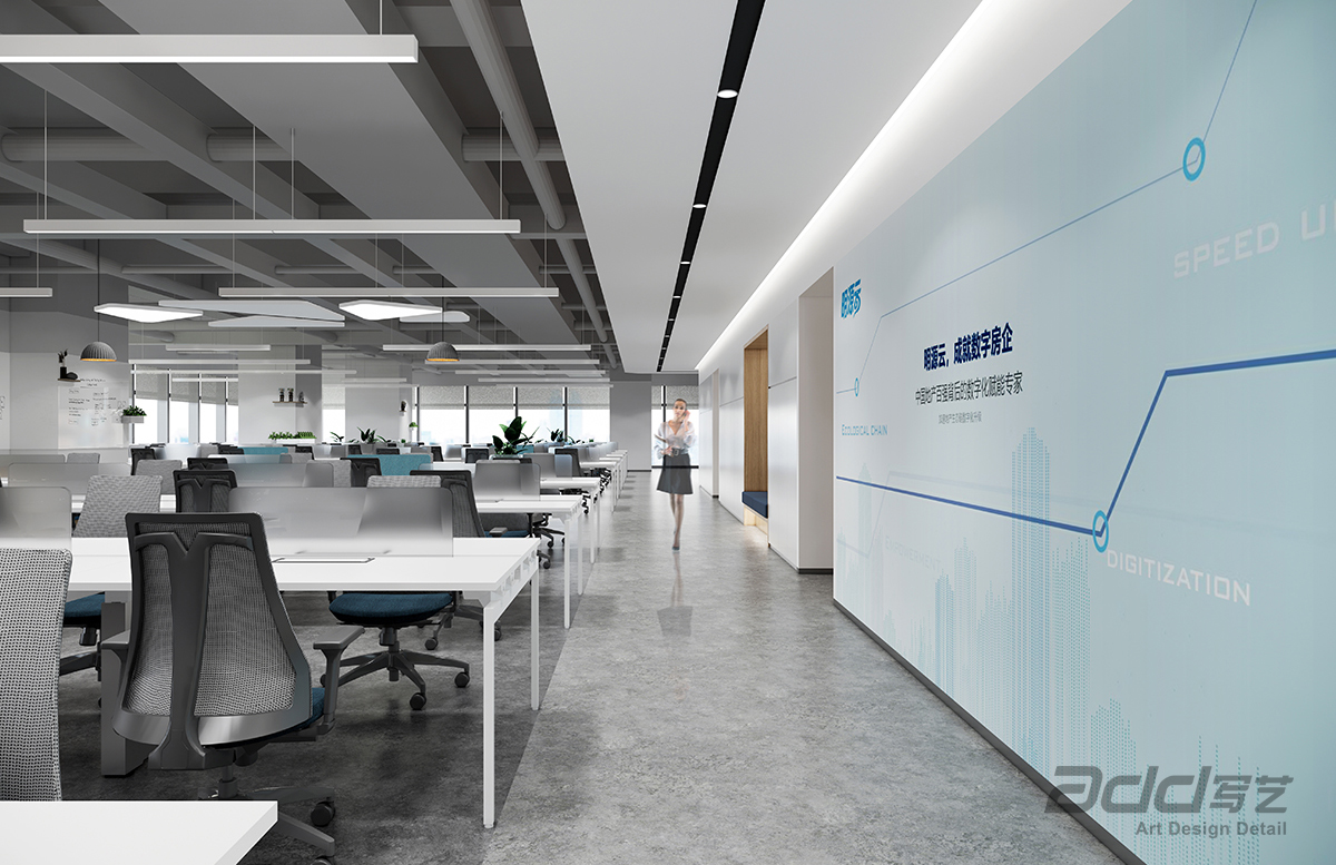 明源雲辦(bàn)公(gōng)室裝(zhuang)修-辦(bàn)公(gōng)區(qu)走(zou)廊