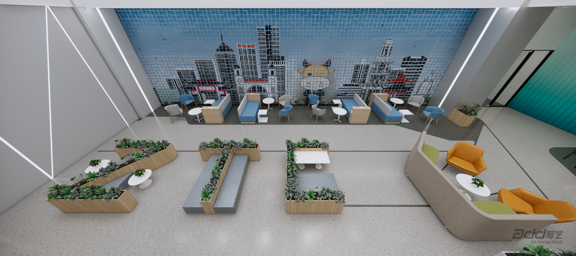 中(zhong)興通(tong)訊辦(bàn)公(gōng)樓裝(zhuang)修-大(da)堂接待 pc