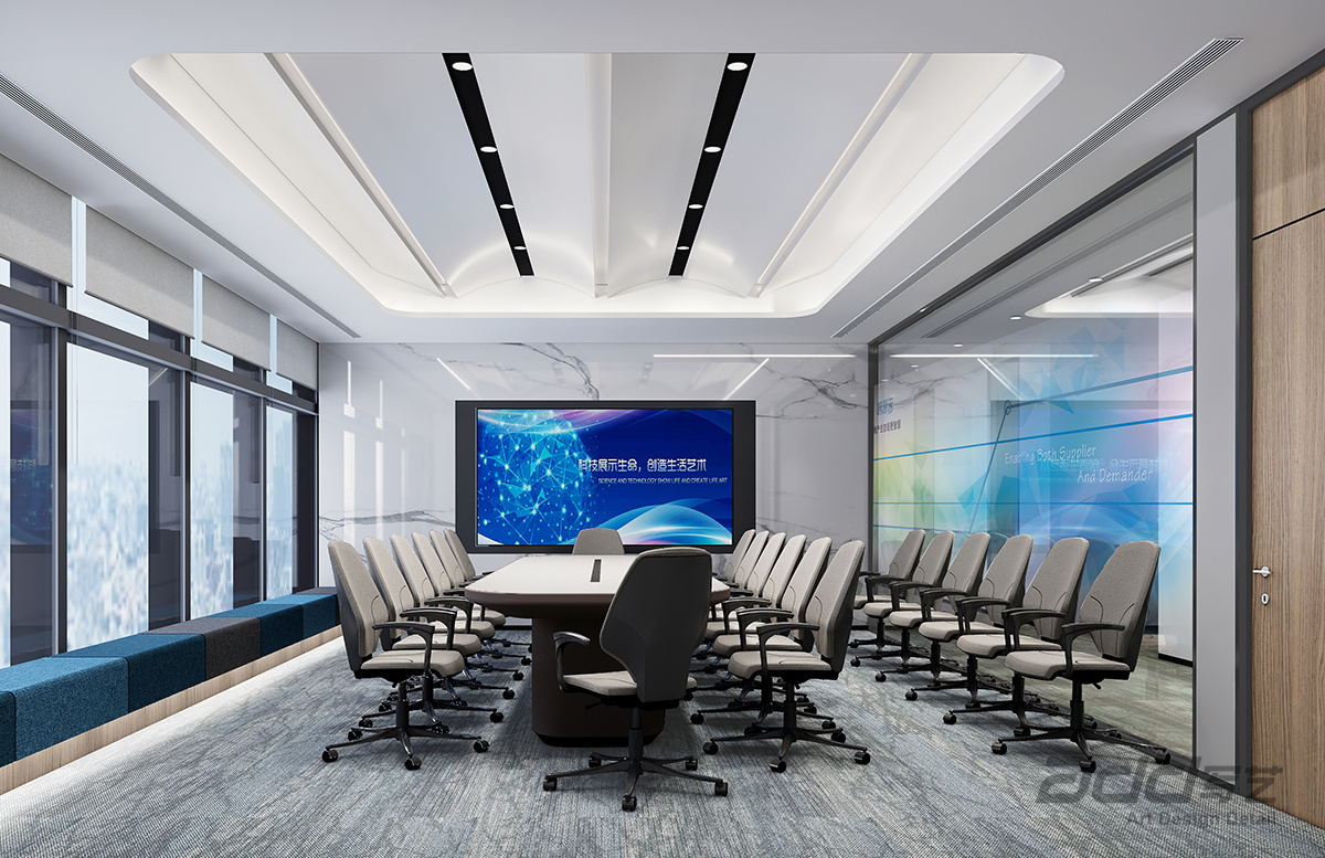 明源雲辦(bàn)公(gōng)室裝(zhuang)修-會議室