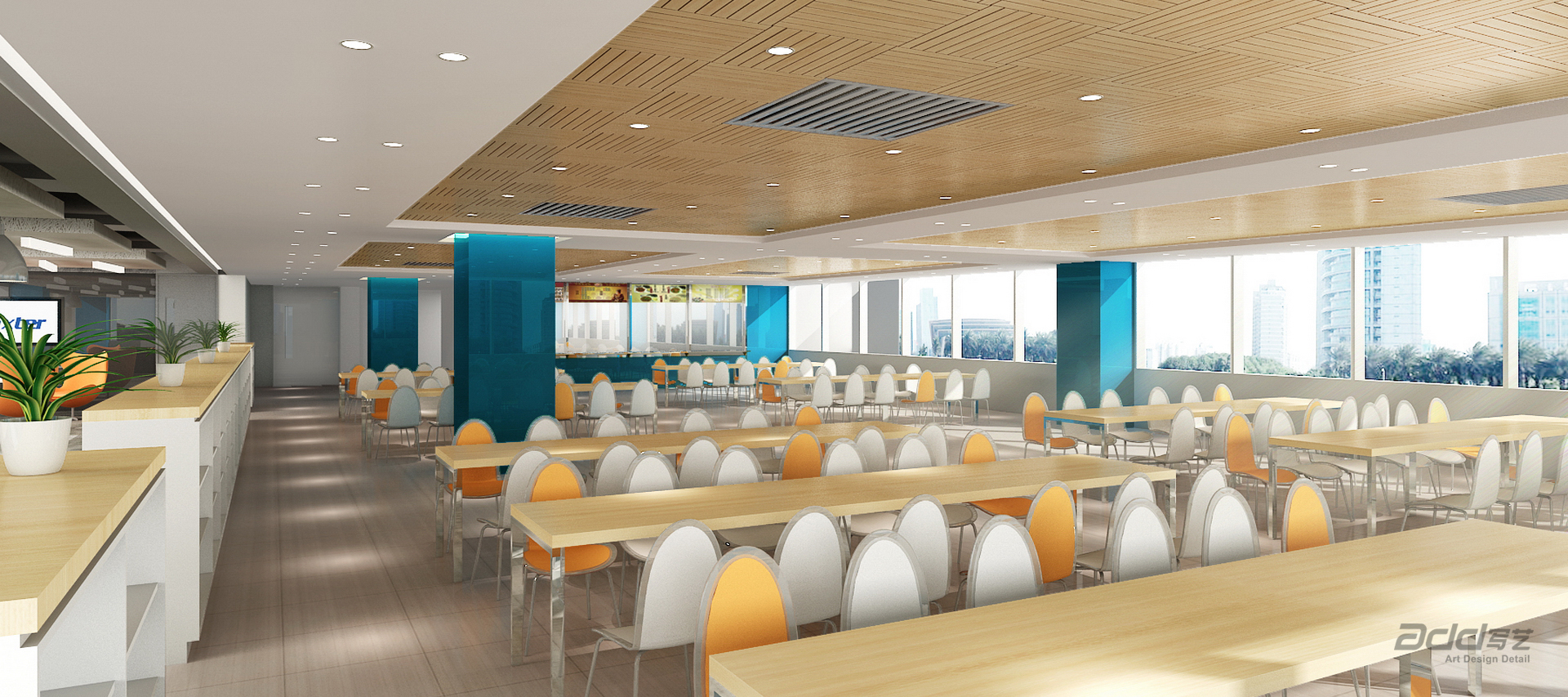 百(bai)特醫(yī)療辦(bàn)公(gōng)空間設(shè)計(ji)-餐廳-pc