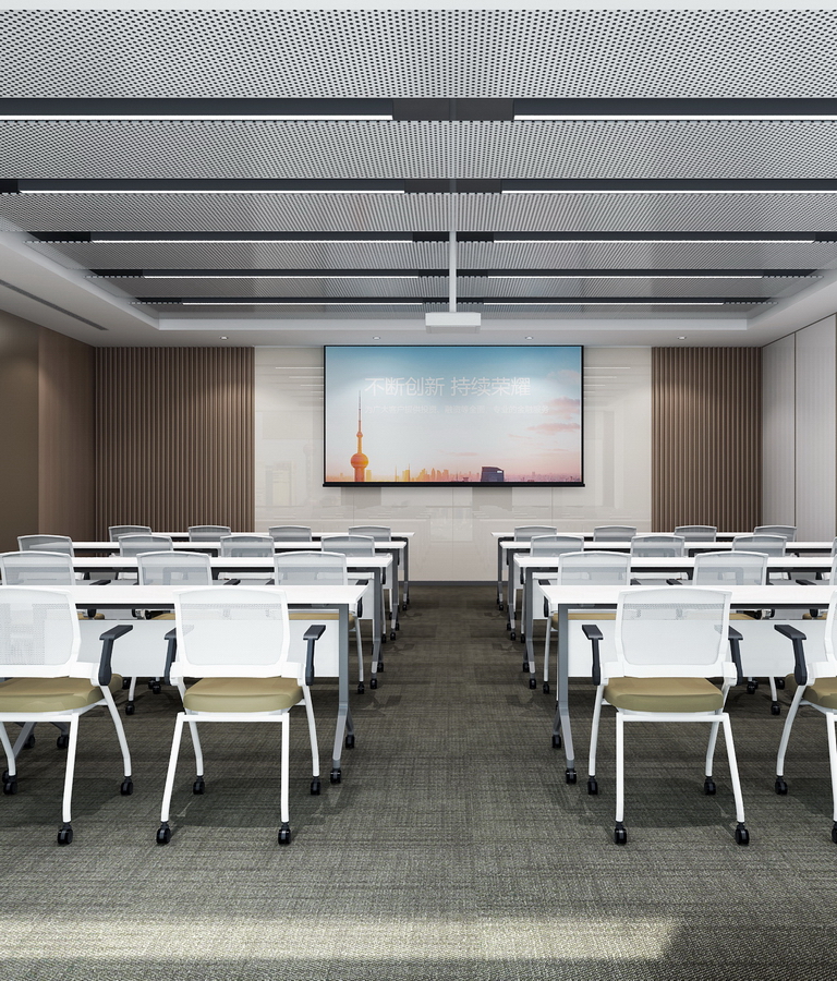 德(dé)邦證券辦(bàn)公(gōng)樓裝(zhuang)修設(shè)計(ji)-培訓室-pc