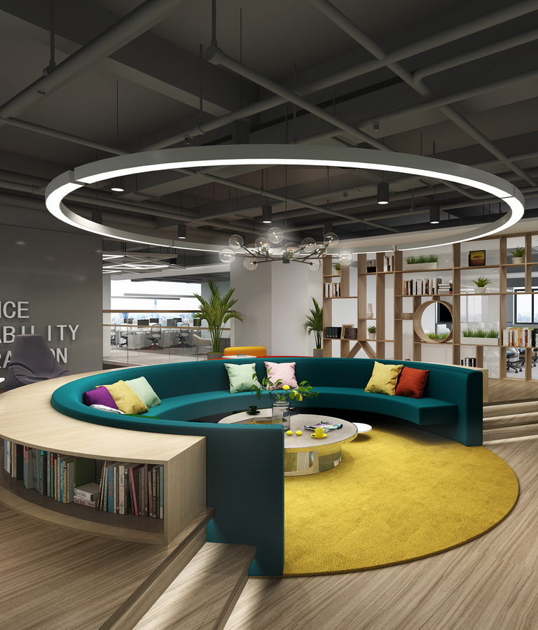 明源雲辦(bàn)公(gōng)樓設(shè)計(ji)裝(zhuang)修 讀書區(qu) -pc