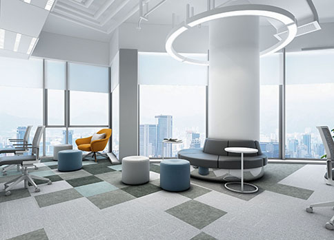 雅保化工(gong)辦(bàn)公(gōng)休閑區(qu)裝(zhuang)修實景圖